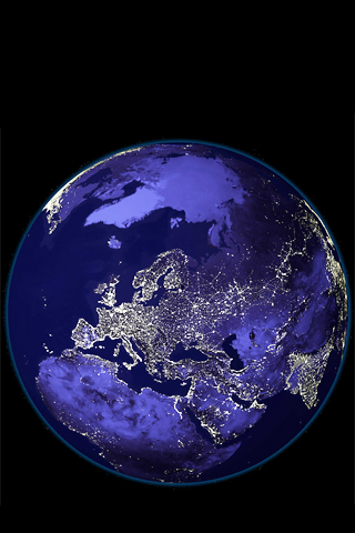 Share Earth at night iPhone Wallpaper 320 X 480 Wallpapers - 829504 - Wallpaper  iPhone night Earth | mobile9