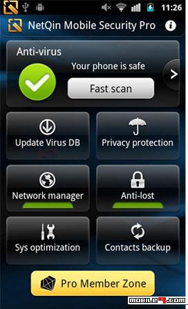 netqin antivirus för Android mobil9
