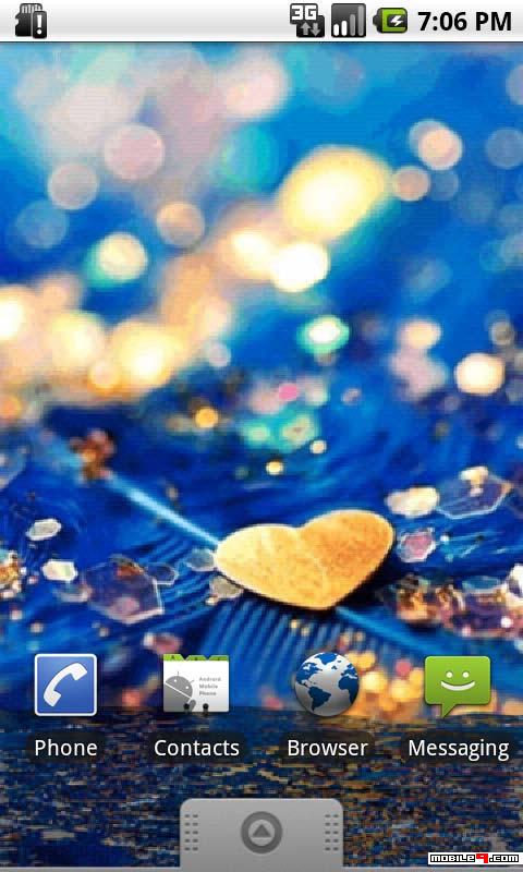 Download Crystal Heart Live Wallpaper Android Live Wallpapers - 2987506 -  mirror love water gold heart crystal | mobile9