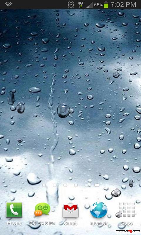Download Rain Drops On Your Phone Live Wallpaper Android Live ...