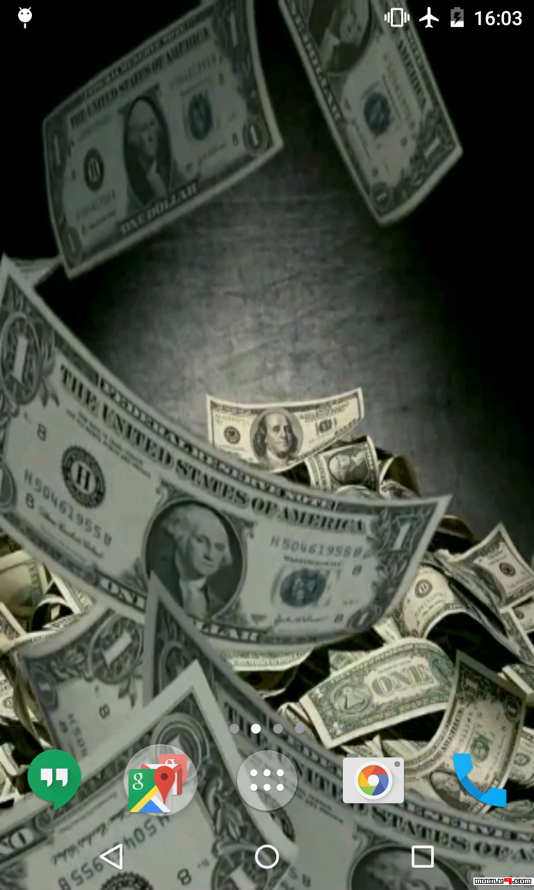 Download Falling Dollars 3D Video Live Wallpaper Android Live Wallpapers -  4429103 - Money Dollar Dollars | mobile9